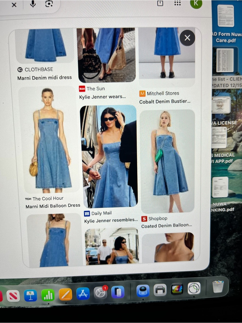 Marni Denim Midi Dress